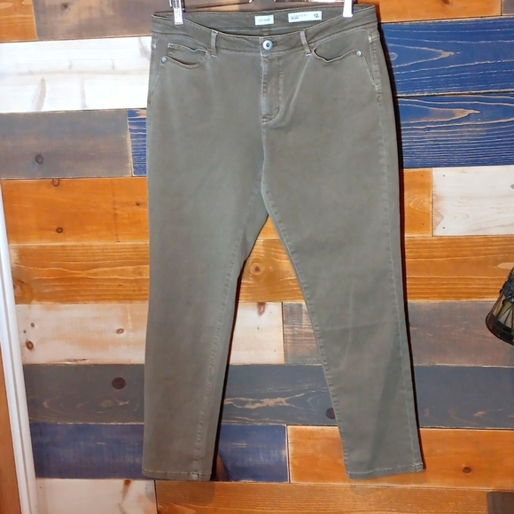 J.Jill Denim Pants Authentic Fit Slim Ankle 12 R - Picture 1 of 7
